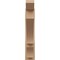 Ekena Millwork 6-in W x 28-in D x 32-in H Balboa Slat Rough Cedar Woodgrain TimberThane Outlooker, Primed Tan OUTUR060X28X32BOA24RCPR - alternate 6